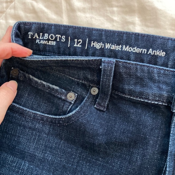 Talbots Flawless High Waist Modern Ankle, 12 - Picture 1 of 8